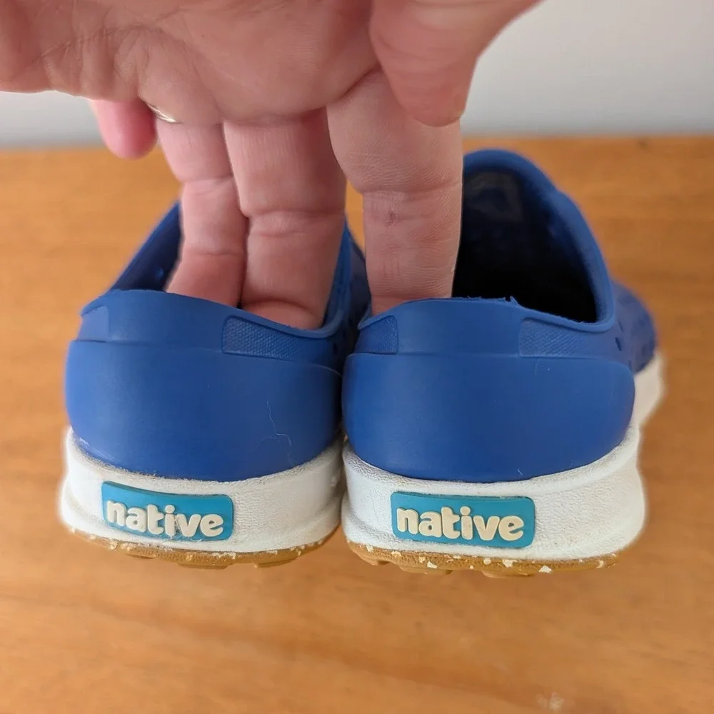 Native Robbie Sugarlite Sneakers Blue Size 7 Toddler